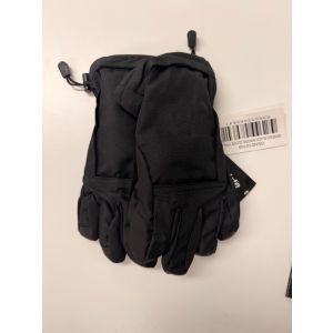 YOUTH BLACK 3M INSULATE SKI MITTS-XS
