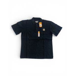 CARHARTT MENS PIQUE POLO-BLACK
