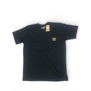 CARHARTT MENS POCKET TSHIRTS-CHARCOAL
