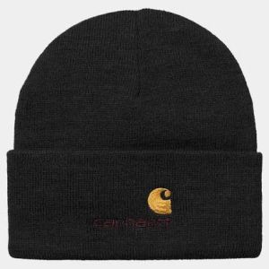 *OCT*CARHARTT AMERICAN SCRIPT TOQUE-CHARCOAL