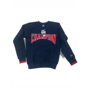 CHAMPION MENS CREWNECK SWEATER-NAVY