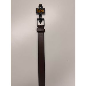 LEE MENS BELT-BLACK BROWN PREPACKED