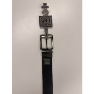 LONDON FOG REVERSABLE BELT-BLK/BRN PREPACK