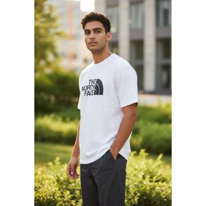 NORTH FACE MENS TSHIRTS- WHITE