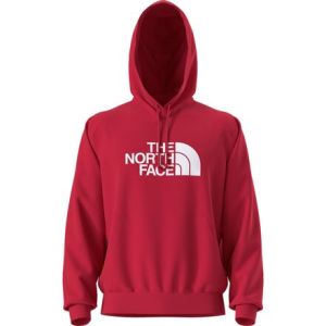 NORTH FACE MENS LARGE CHEST PRINT HOODIE-RED