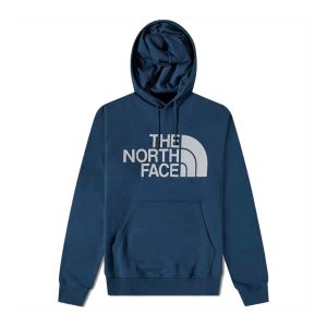 NORTH FACE MENS LARGE CHEST PRINT HOODIE-ROYAL