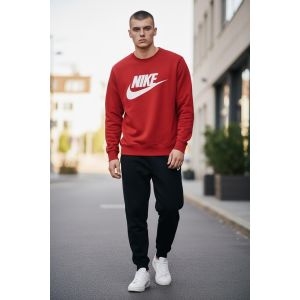 NIKE MENS CREWNWCK SWEATSHIRTS-RED
