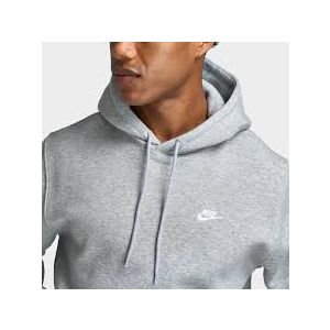 NIKE MENS LEFT CHEST HOODIE-GREY
