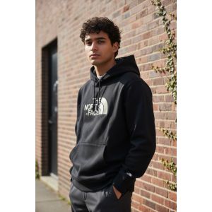 NORTH FACE MENS LARGE CHEST PRINT HOODIE-BLACK