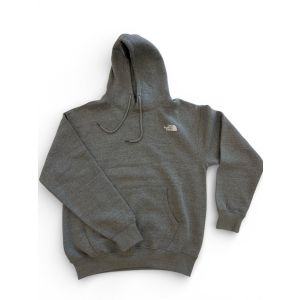 NORTH FACE MENS LEFT CHEST HOODIE-CHARCOAL