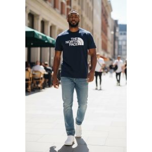 NORTH FACE MENS TSHIRTS- NAVY