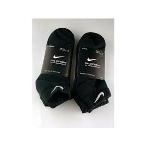 NIKE 3PK ANKLE SOCK CHECKMARK-BLK-MED