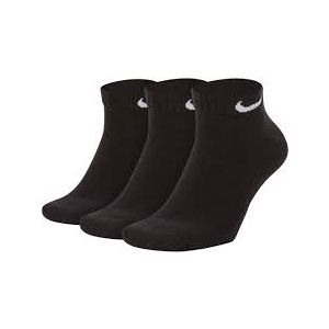 NIKE 3PK ANKLE SOCK CHECKMARK-BLK-LRG