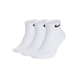 NIKE 3PK ANKLE SOCK -WHT-MED