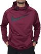 NIKE MENS CHEST SWOOSH HOODIE-BURGUNDY