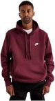 NIKE MENS LEFT CHEST HOODIE-BURGUNDY