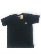 CARHARTT MENS POCKET TSHIRTS-CHARCOAL