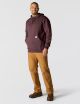 CARHARTT SLEEVE LOGO HOODIE-BURGANDY