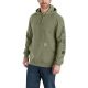 CARHARTT SLEEVE LOGO HOODIE-OLIVE