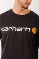 *JUNE* CARHARTT CHEST LOGO T-BLACK