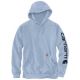CARHARTT SLEEVE LOGO HOODIE-SKY
