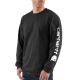 *JUNE* CARHARTT LONG SLEEVE LOGO T-BLACK