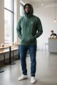 CONVERSE MENS HOODIE-GREEN