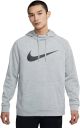 NIKE MENS CHEST SWOOSH HOODIE-GREY