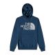NORTH FACE MENS LARGE CHEST PRINT HOODIE-ROYAL