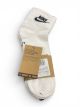 NIKE LARGE 3PK ANKLE SOCKS-WHITE
