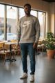 NIKE MENS CREWNWCK SWEATSHIRTS-GREY