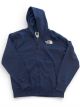 NORTH FACE MENS LEFT CHEST ZIPPER HOODIE-NAVY