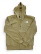 NORTH FACE MENS LEFT CHEST ZIPPER HOODIE-SAND