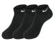 NIKE 3PK ANKLE SOCK -BLK-MED