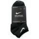 NIKE 3PK ANKLE SOCK -BLK-LRG